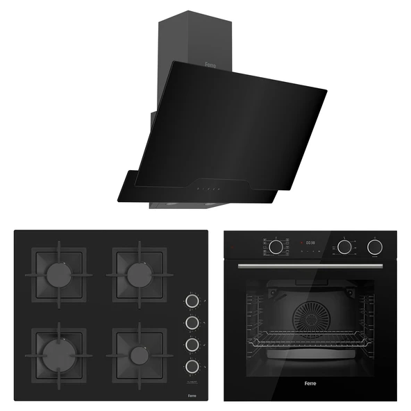 Ferre Fryart&Steamart Sc serisi 3’lü Ankastre Set ( xe64cs-sc205-d063