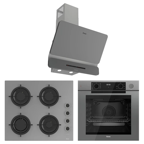 Ferre New Fryart & Steamart CS Seriisi Ultra Sessiz Ankastre Set