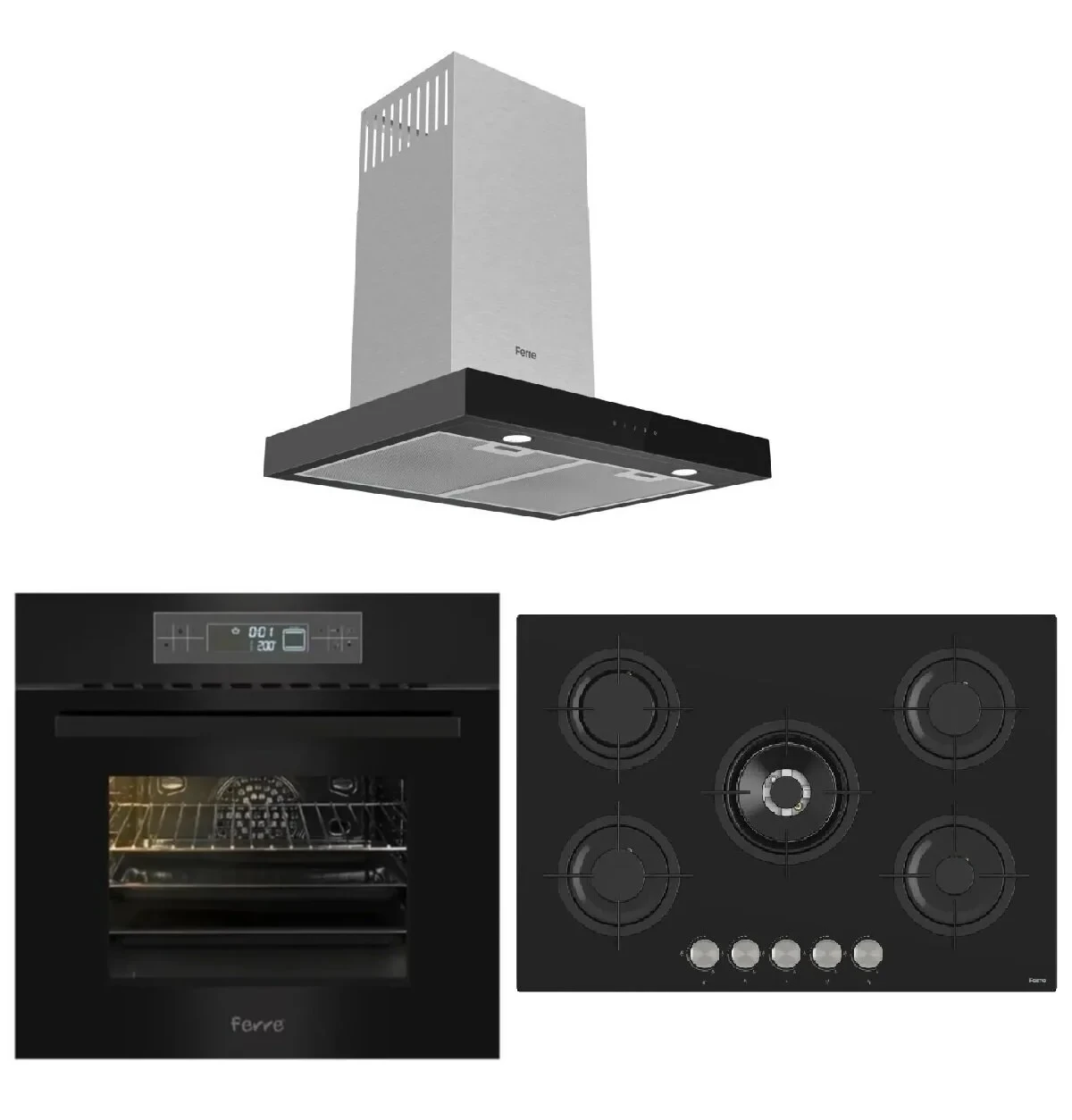 Ferre Ultra Lüks Serisi -11+0 Fonk. MEGA ANKASTRE Set (RS035+ 11002