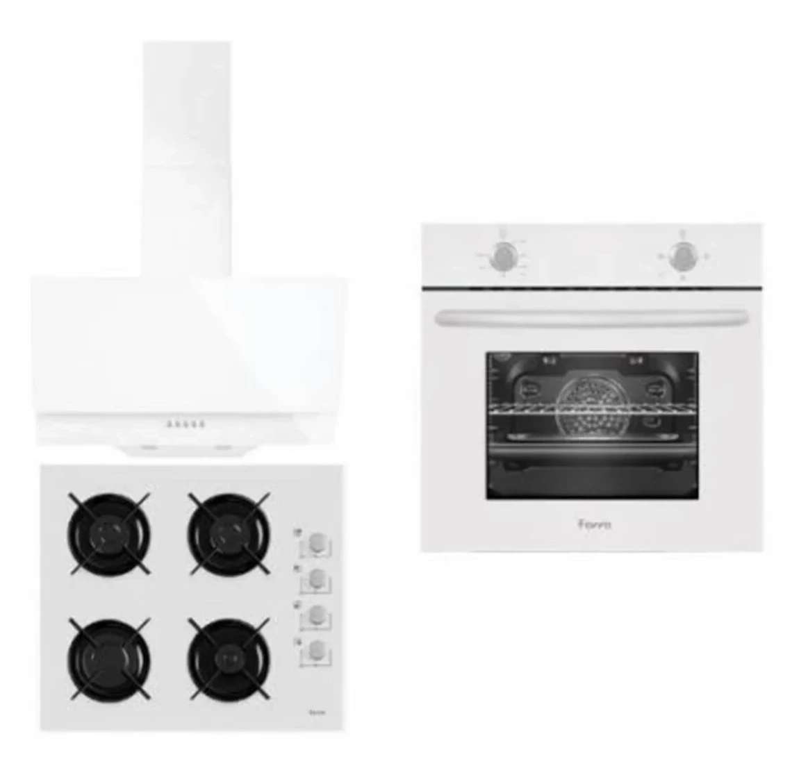 Ferre White Lizbon Cam Ankastre Set 2001tc-d004-b 2140