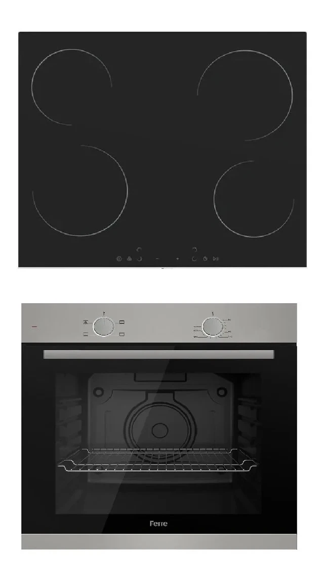 Ferre XE Serisi 2’Lİ Siyah Ankastre SET (XE61MDV-MS261 Elektirikli