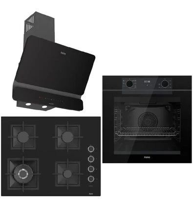 FryArt 3 lü Ankastre Set ( QEP63CS-SC405-WFA-D080-SA ) A++ Sessiz