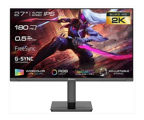GAMEBOOSTER GB-2719F 180 Hz HDMI 27 inç QHD 5 ms Oyuncu Monitör