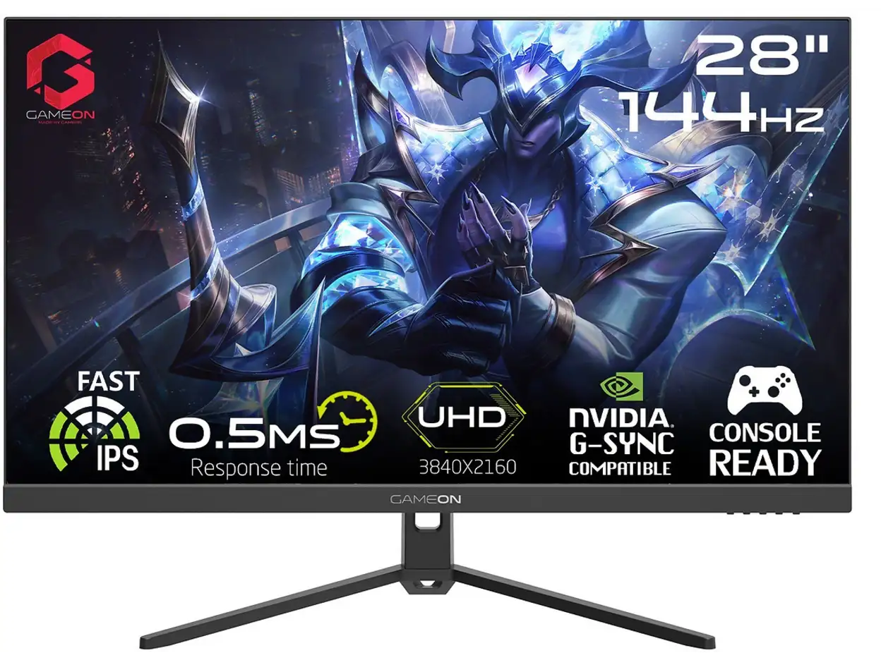 GAMEON GOP28UHD144IPS 28 inç 4K 0,5 ms 144 Hz Gaming Monitör