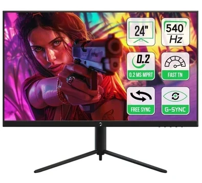 Gamepower 24″ Lucid S20 540Hz 0.2ms Flat Fast Tn Pivot Rgb Gaming Monitör