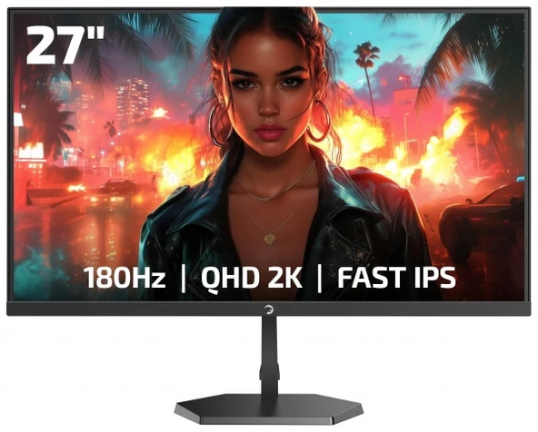 Gamepower Kaze Q80 27” 0.5 ms 2K IPS 180 Hz Oyuncu Monitörü