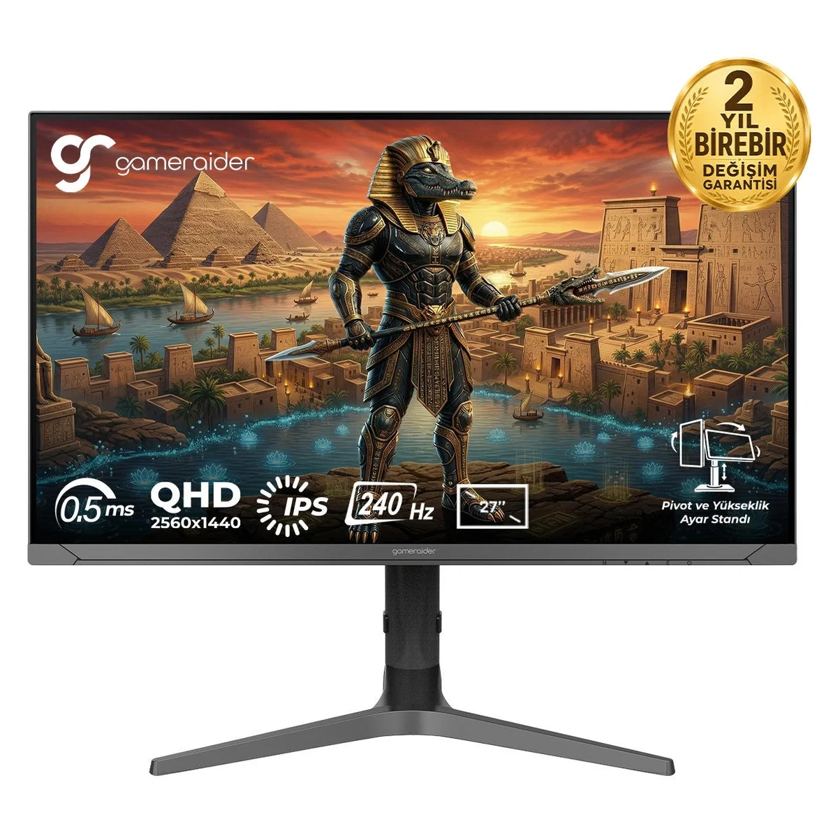 GameRaider SOBEK GR27Q24I 27 inç 240Hz 0.5ms 2K QHD Adaptive Sync Monitör