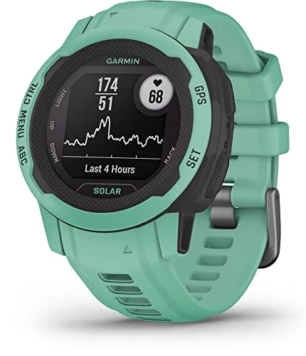Garmin 010-02564-12 Instinct 2S Solar 40mm GPS Smartwatch Neo Tropic Sche with Premium 2YR CPS Geliştirilmiş Koruma Paketi