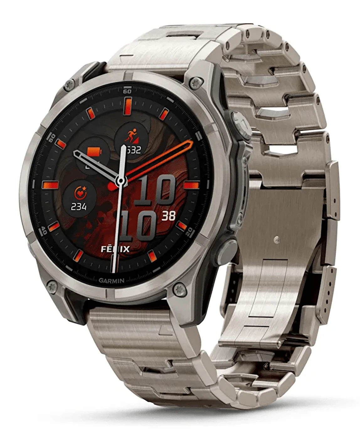 Garmin Fenix 8 47 MM Amoled Sapphire Vented Kayışlı Akıllı Saat