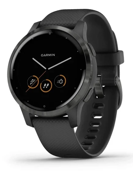 Garmin vivo 4S, Smaller-Sized GPS Smartwatch, Özellikler Müzik, Body Energy Watch, Animation Workouts, Pulse Ox Sensörler ve daha fazlası, Gray Band ile
