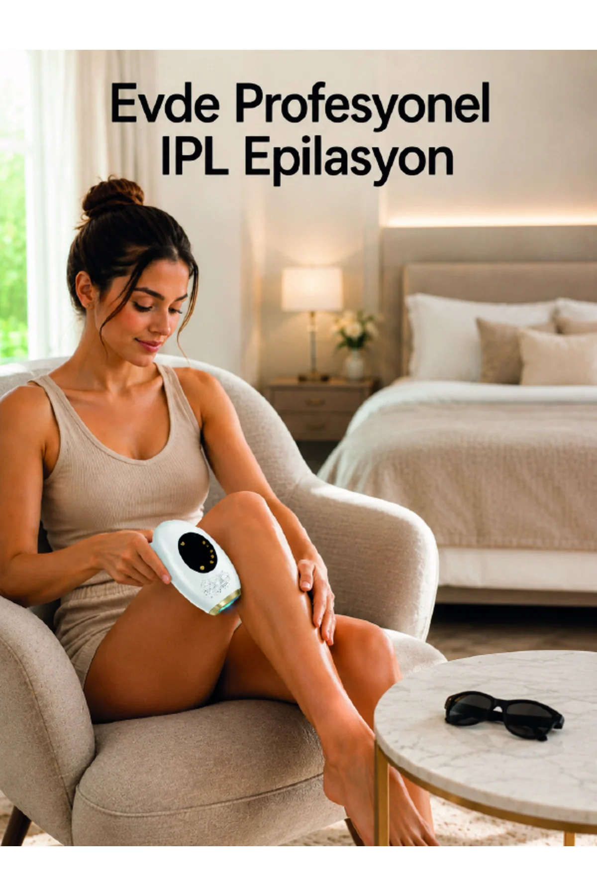 Buz Başlıklı IPL Lazer Epilasyon Cihazı