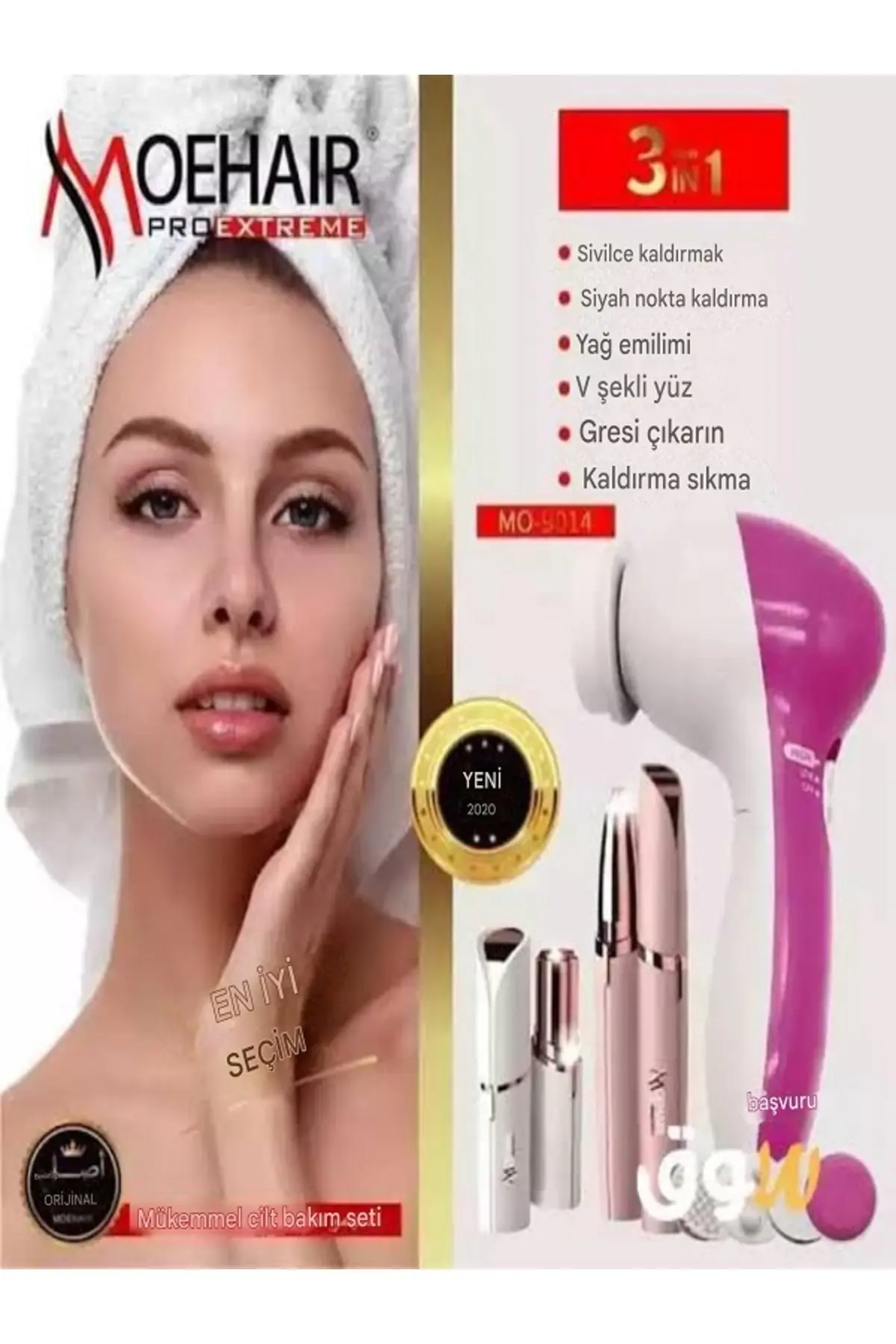 Cilt Temizleme Cihazı, Yüz temizleme Cihazı Epilasyon Cihazı