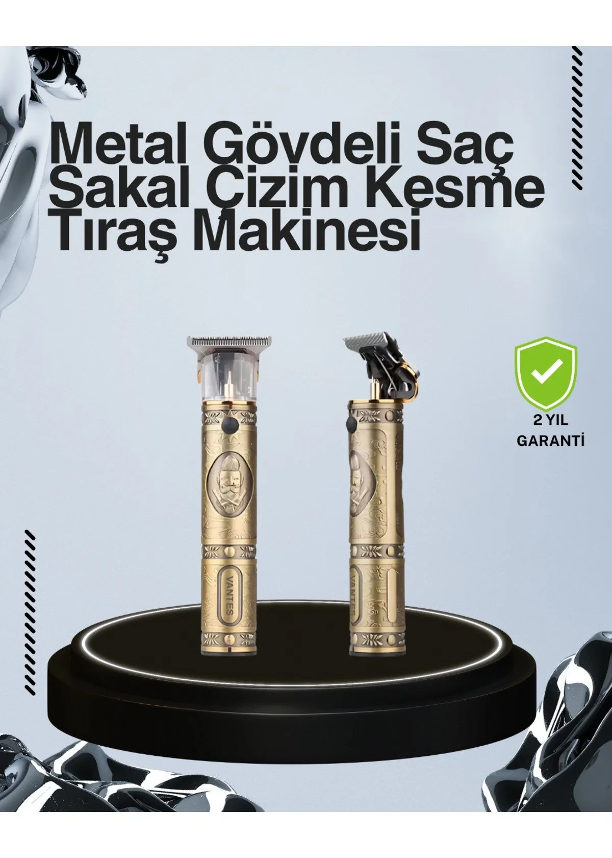 Kompakt Tasarımlı, Uzun Pil Ömürlü Saç Sakal Kesme Makinesi