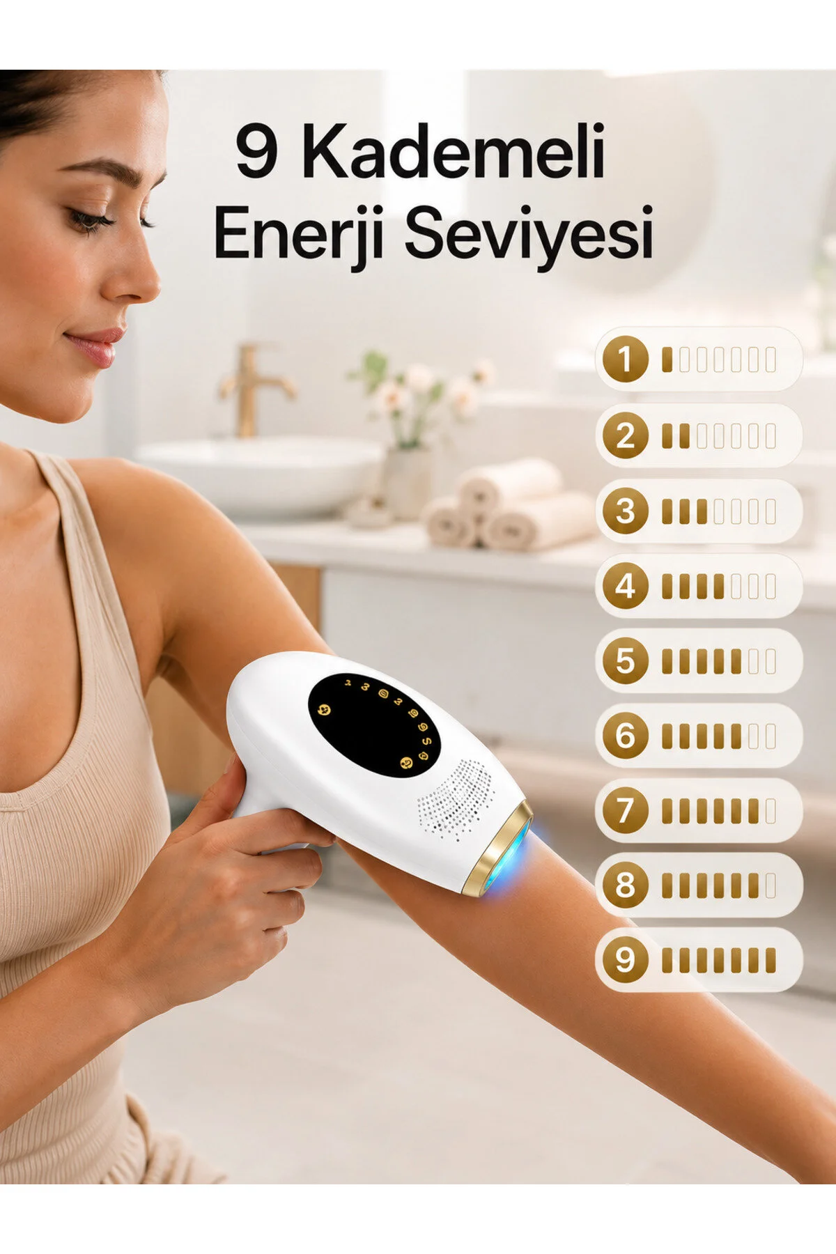 LCD Ekranlı Profesyonel IPL Epilasyon Cihazı