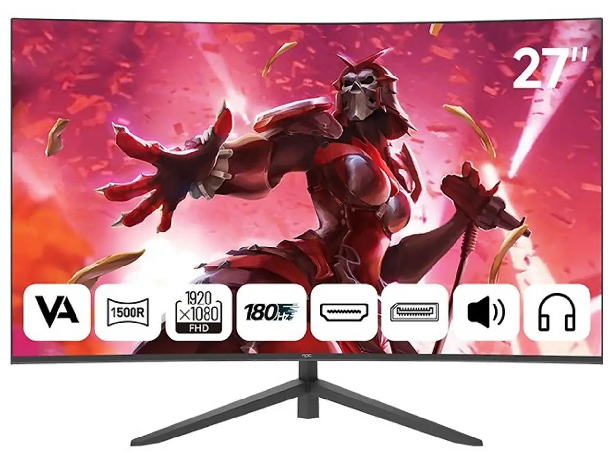 GSKILL NPC MD270K-V Va Curved LCD 27 inç Full-HD 1 ms 180 Hz Gaming Monitör