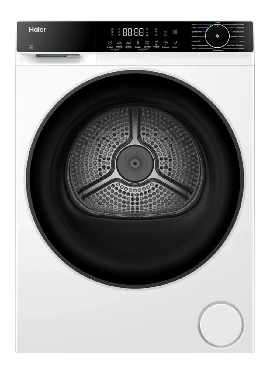 Haier HD90-D357U1E-TR 9 kg Wi-Fi Bağlantılı Isı Pompalı Kurutma Makinesi