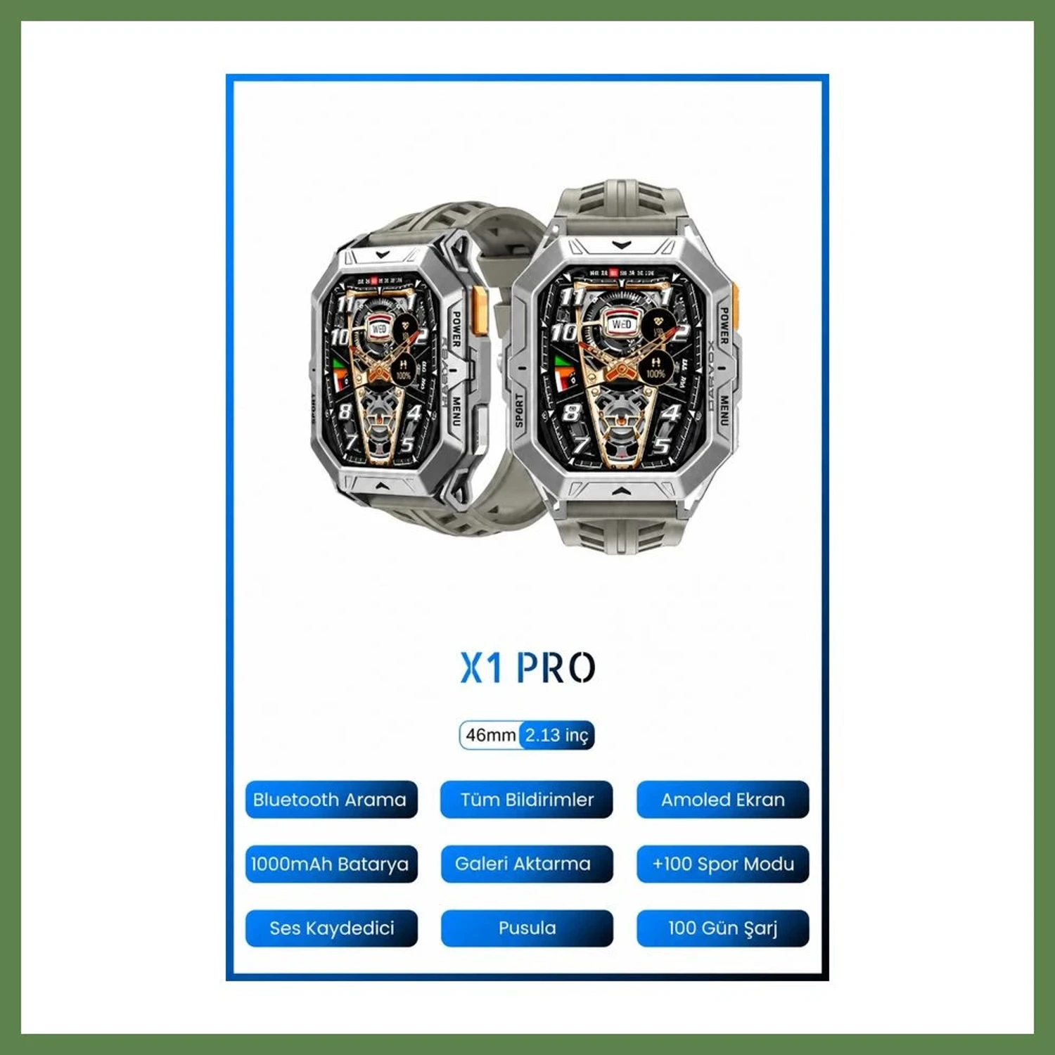 Hobibahçem X1 Pro Akıllı Saat HB006
