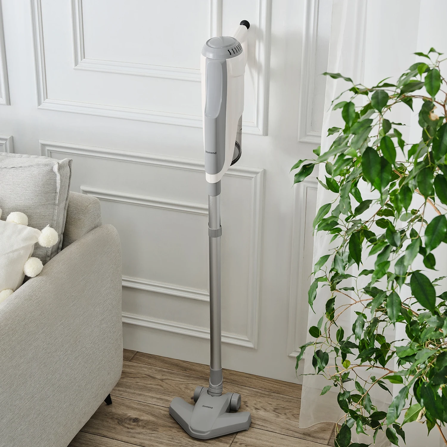 Homend Dustroyer 1272H 2 In 1 Kablolu Dikey Süpürge Gri 700 ml Toz