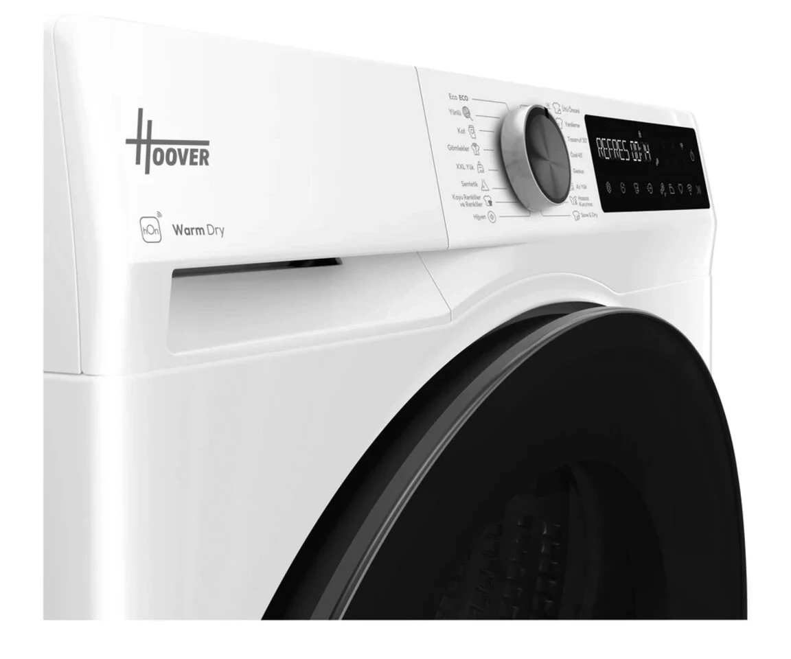Hoover HBP 10N1BX-17 10 kg Wi-Fi Bağlantılı Isı Pompalı Kurutma Makinesi