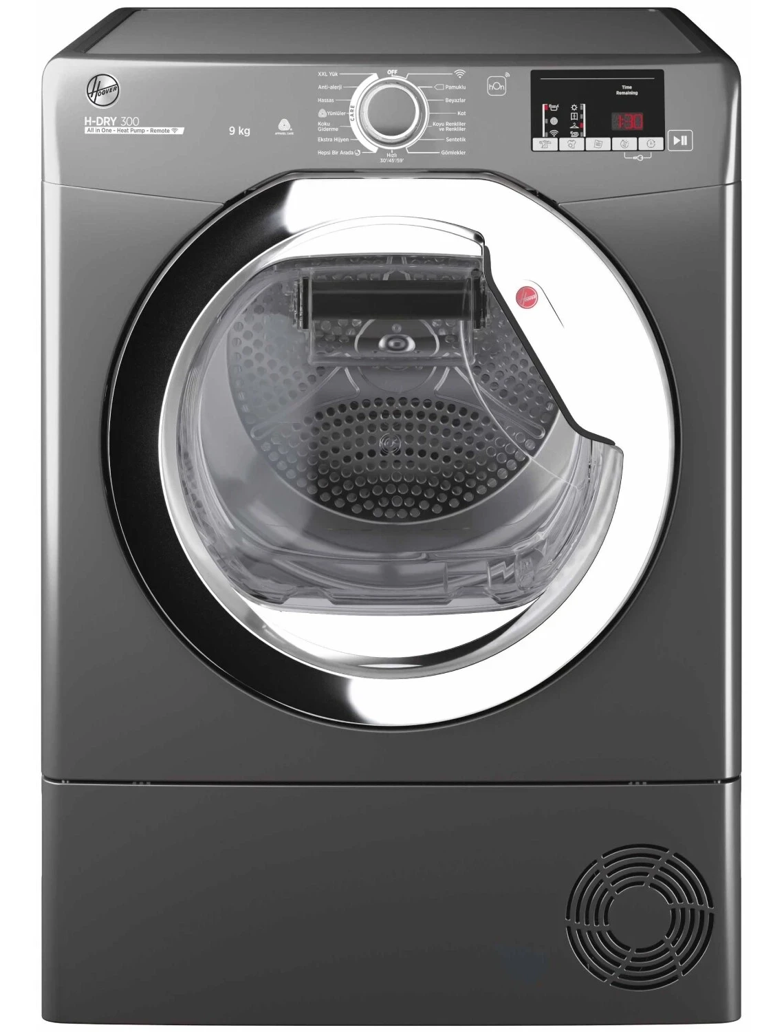 Hoover HLE H9A2DCER 17 9 KG WiFi + Bluetooth Bağlantılı Isı Pompalı Kurutma Makinesi