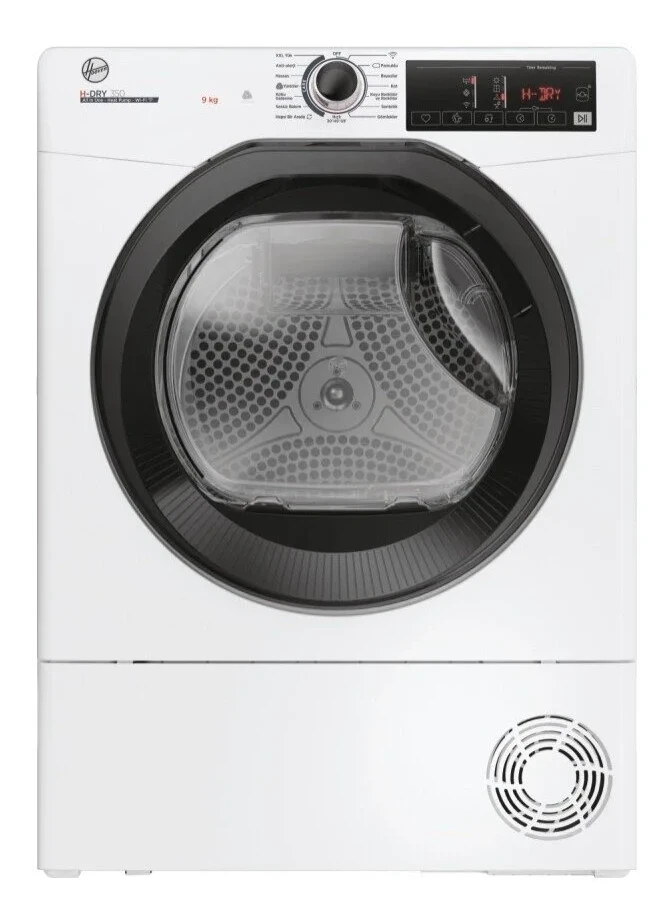 Hoover HRE H9A2TBE-17 9 kg Wi-Fi Bağlantılı Isı Pompalı Kurutma Makinesi