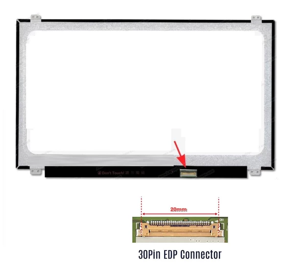 Hp 4XG39EA Ekran 15.6 Slim 30 pin 1366×768