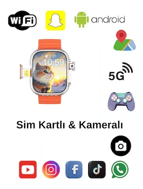 Hw S10 Call 5g Android Amoled Ekran Gps Akıllı Saat