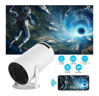 Hy300 Wifi6 Projektör Android 11 4k 150 Ansı Bt 1280x720p Projeksiyon