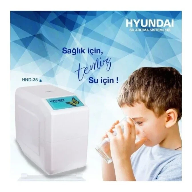 Hyundai Kapalı Kasa Hnd-35 Su Arıtma Cihazı Pompalı Motorlu 5 Aşamalı