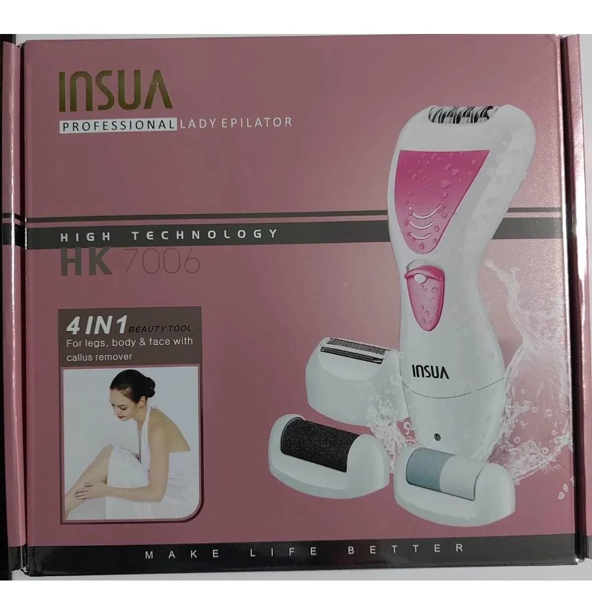 Insua LADY EPİLATÖR Professıonel 4 IN 1 BEAUTY TOOL HK 7006