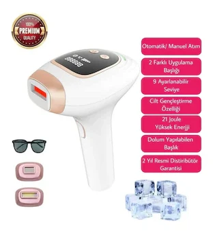Ipl Buz Lazer Epilasyon Cihazı 999.999 Otomatik Ve Manuel Atım 9
