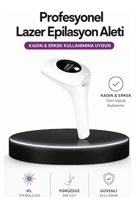Ipl Teknolojili Erkek Ve Kadın Kullanımına Uygun Lazer Epilasyon Cihaz
