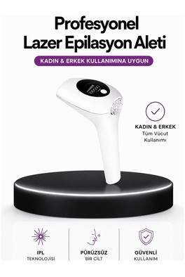 Ipl Teknolojili Erkek Ve Kadın Kullanımına Uygun Lazer Epilasyon Cihaz