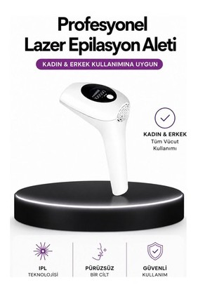 Ipl Teknolojili Erkek Ve Kadın Kullanımına Uygun Lazer Epilasyon Cihaz