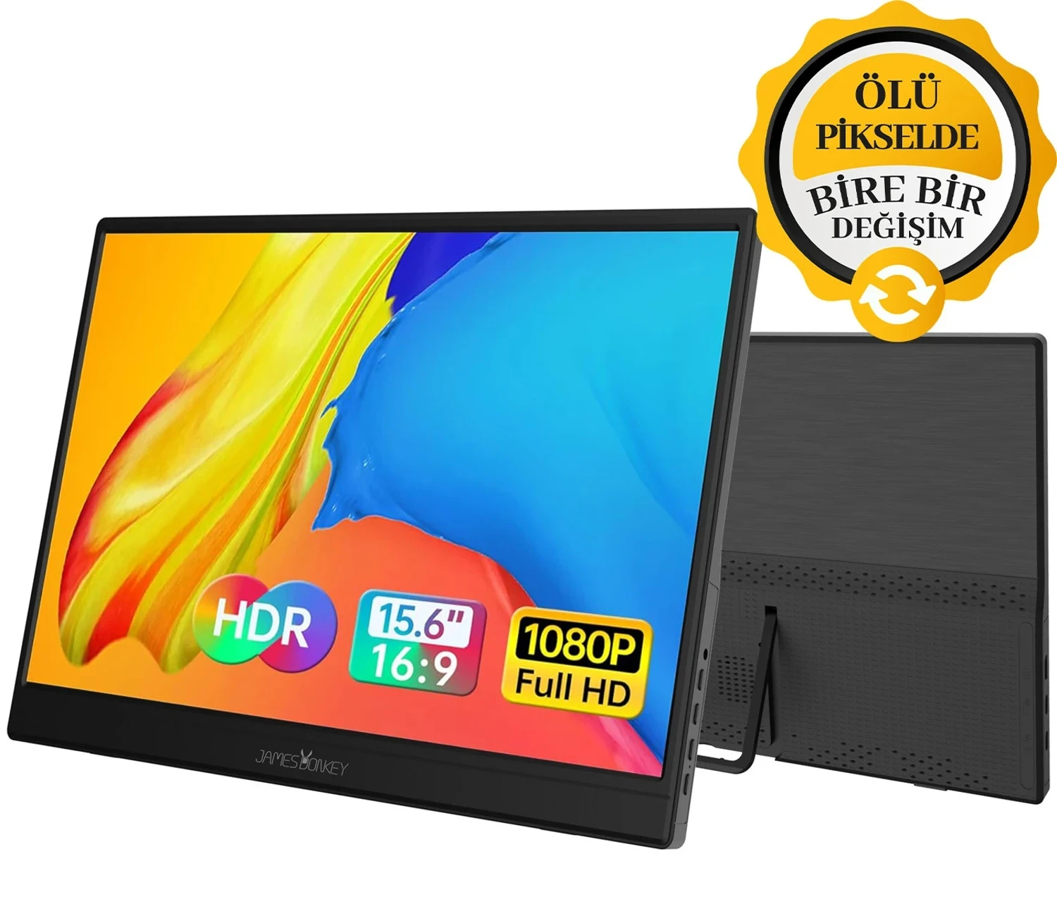 James Donkey JDP15 15,6″ 60Hz Full HD IPS Taşınabilir Monitör (Ölü