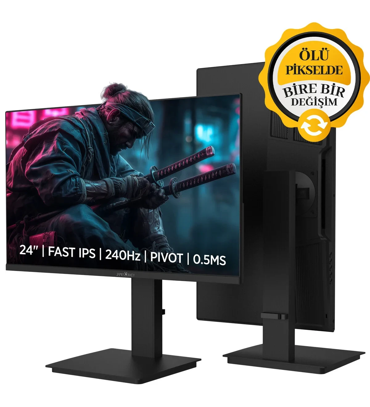 James Donkey Ravel R45 24” 240Hz 0.5Ms Fast IPS FHD Pivot Gaming Monitör