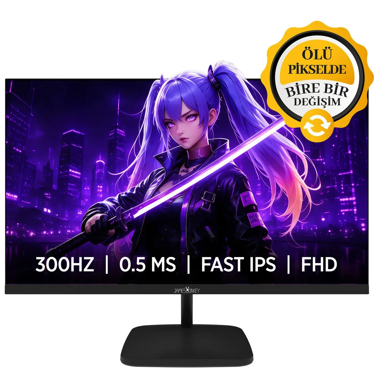 James Donkey Revon R60 24” 300Hz 0.5Ms Fast IPS Gaming Monitör (Ölü