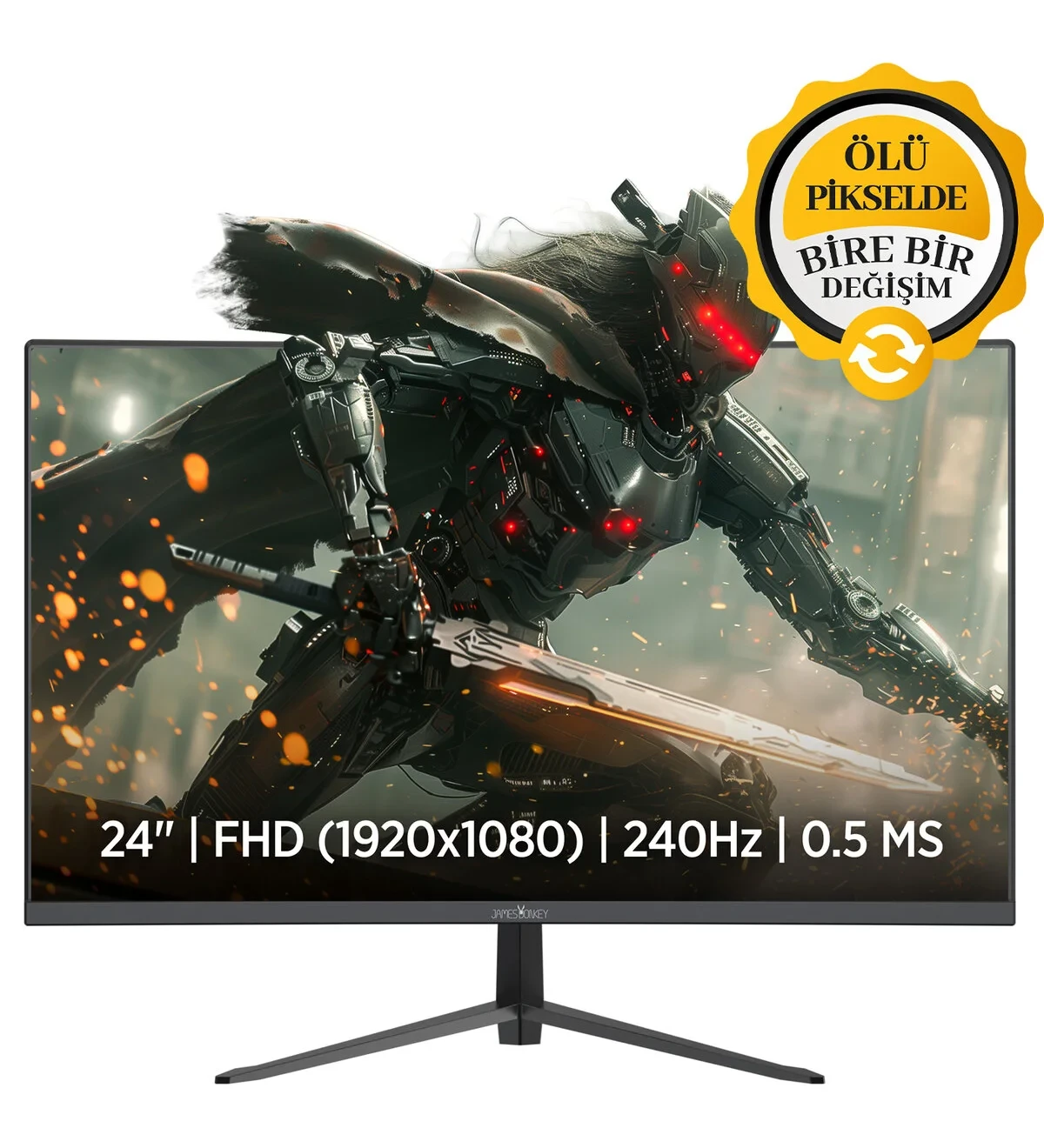 James Donkey Rion R40 24” 240Hz 0.5Ms FHD VA Panel Gaming Monitör (Ölü