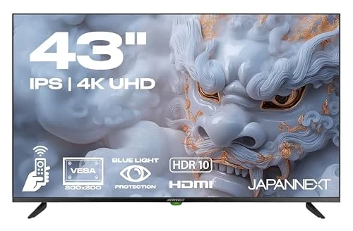 JapanNext geniş format monitör 43″ IPS 4K UHD (3840×2160)