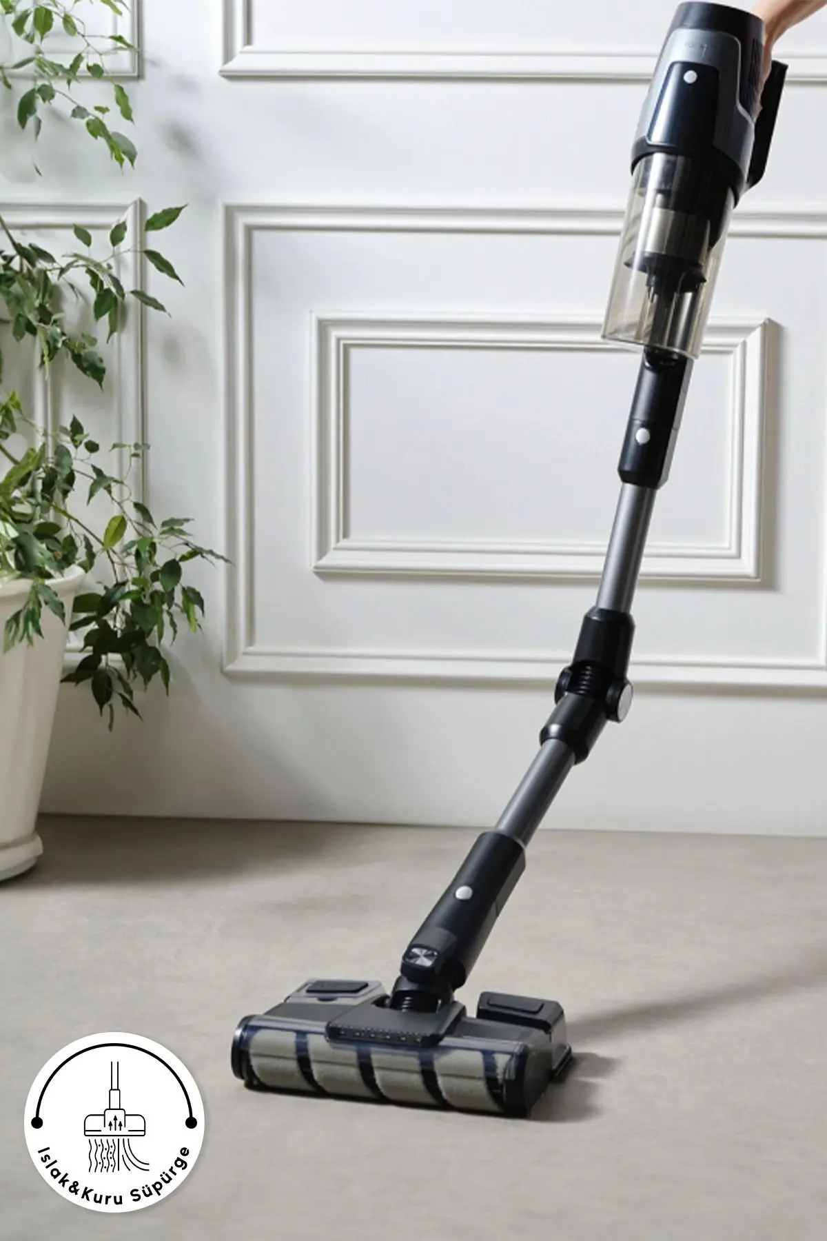 Karaca Dynamic Vacuumx 3 in 1 Kablosuz Islak / Kuru Dikey Süpürge 720