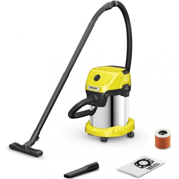 Karcher WD 3 S V-17/4/20 Islak Kuru 1000W 17 Litre Elektrikli Süpürge