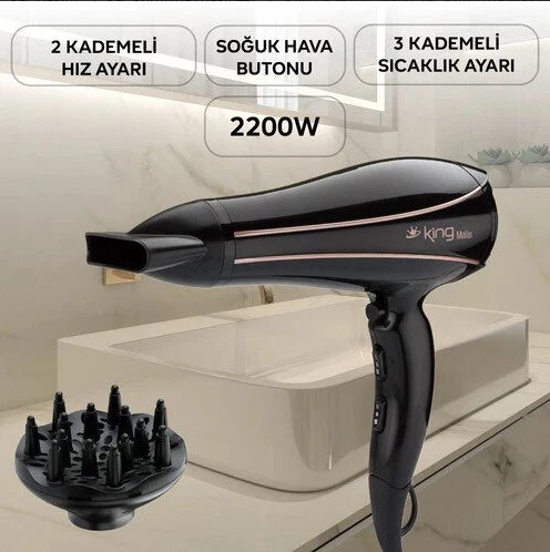 King Malin Saç Kurutma Makinesi