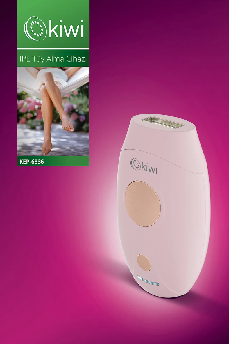 Kiwi Kep-6836 Pro Ipl / Lazer Epilasyon Cihazı 999.900 Atım Tüm Vücut