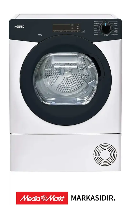 KOENIC KTD 10315 E E Enerji Sınıfı 15 Programlı 10 Kg Isı Pompalı Kurutma Makinesi