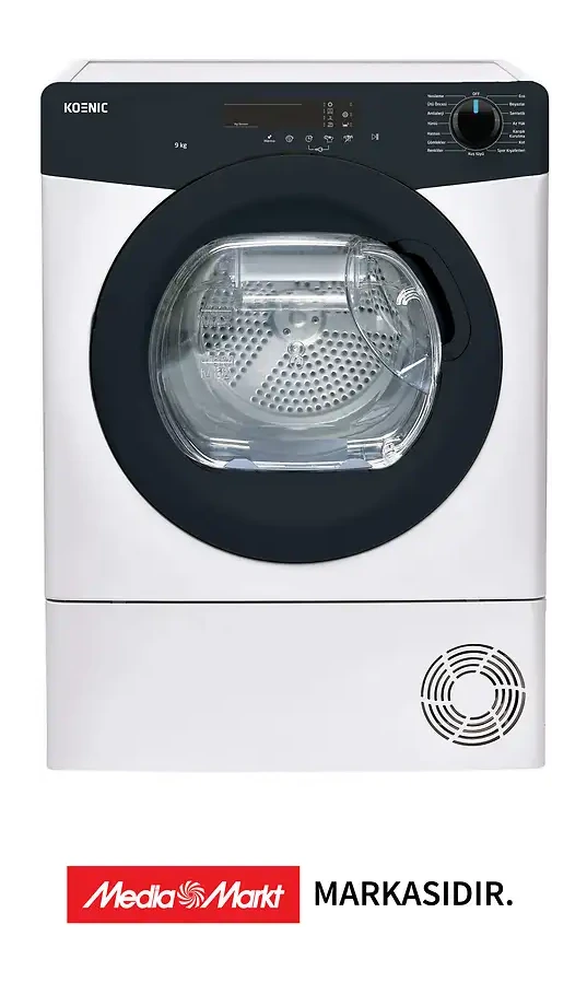 KOENIC KTD 9315 E E Enerji Sınıfı 9 Kg Isı Pompalı Kurutma Makinesi