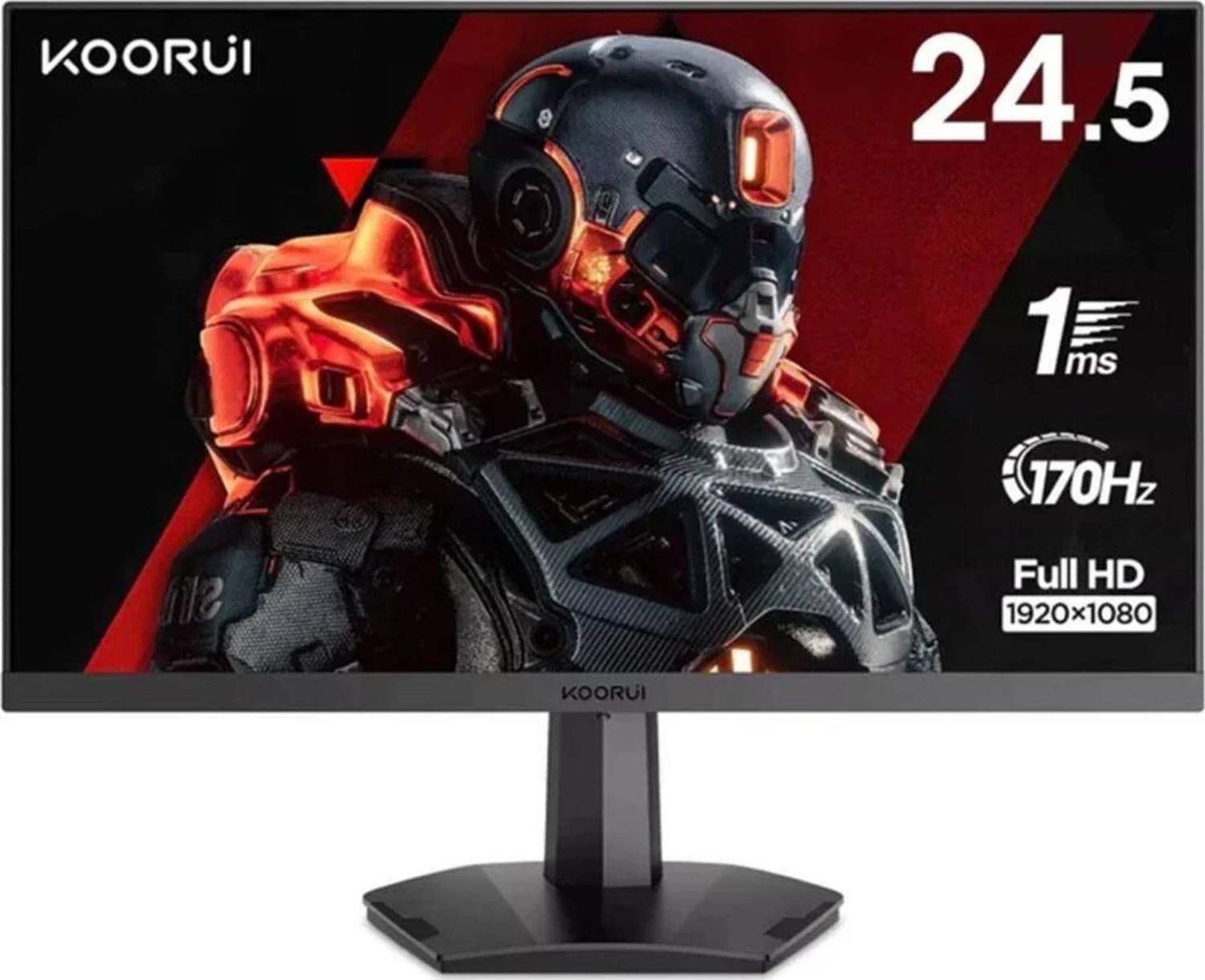 Koorui 24.5″ 25E3A 170Hz 1Ms Va Fhd (Hdmı, Displayport) Gaming Monitör