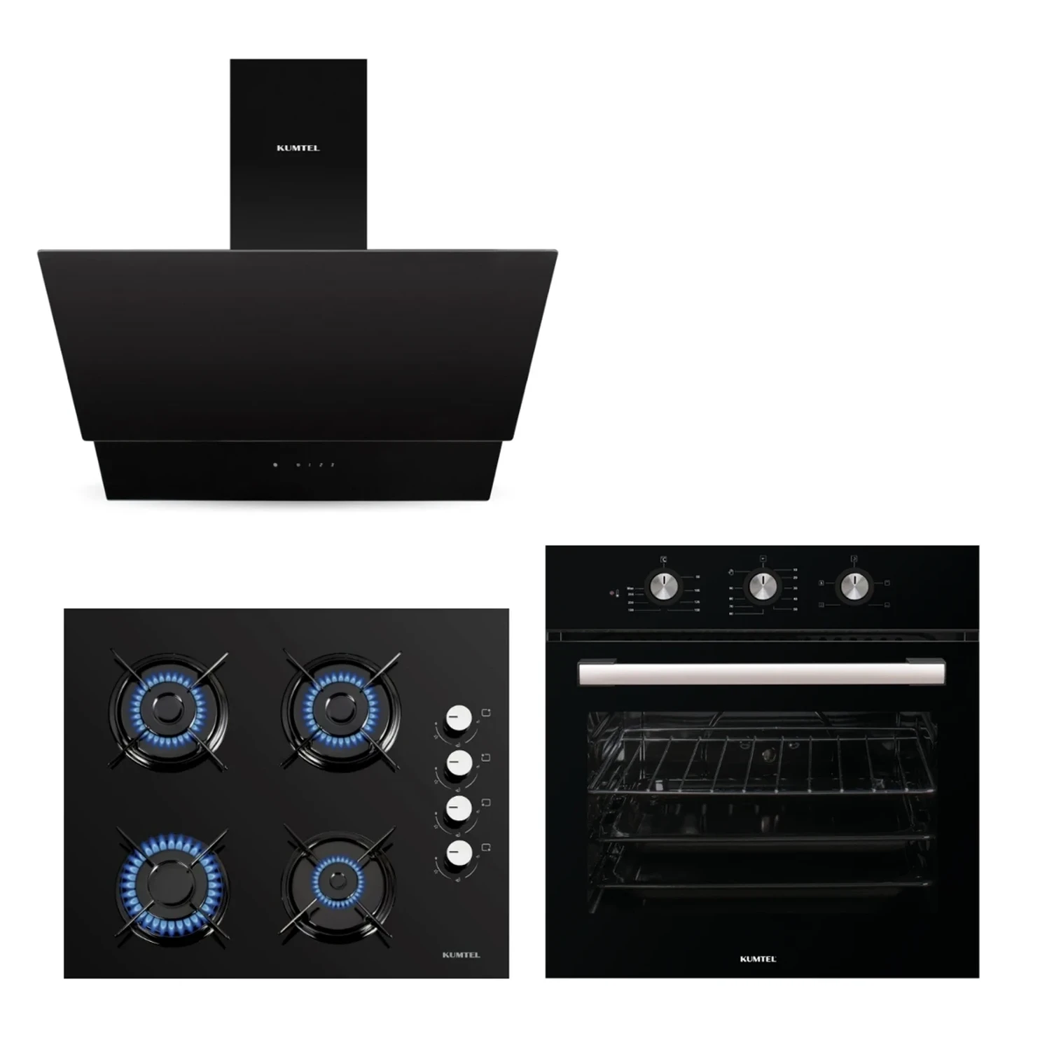 Kristal Plus Cam Ankastre Set