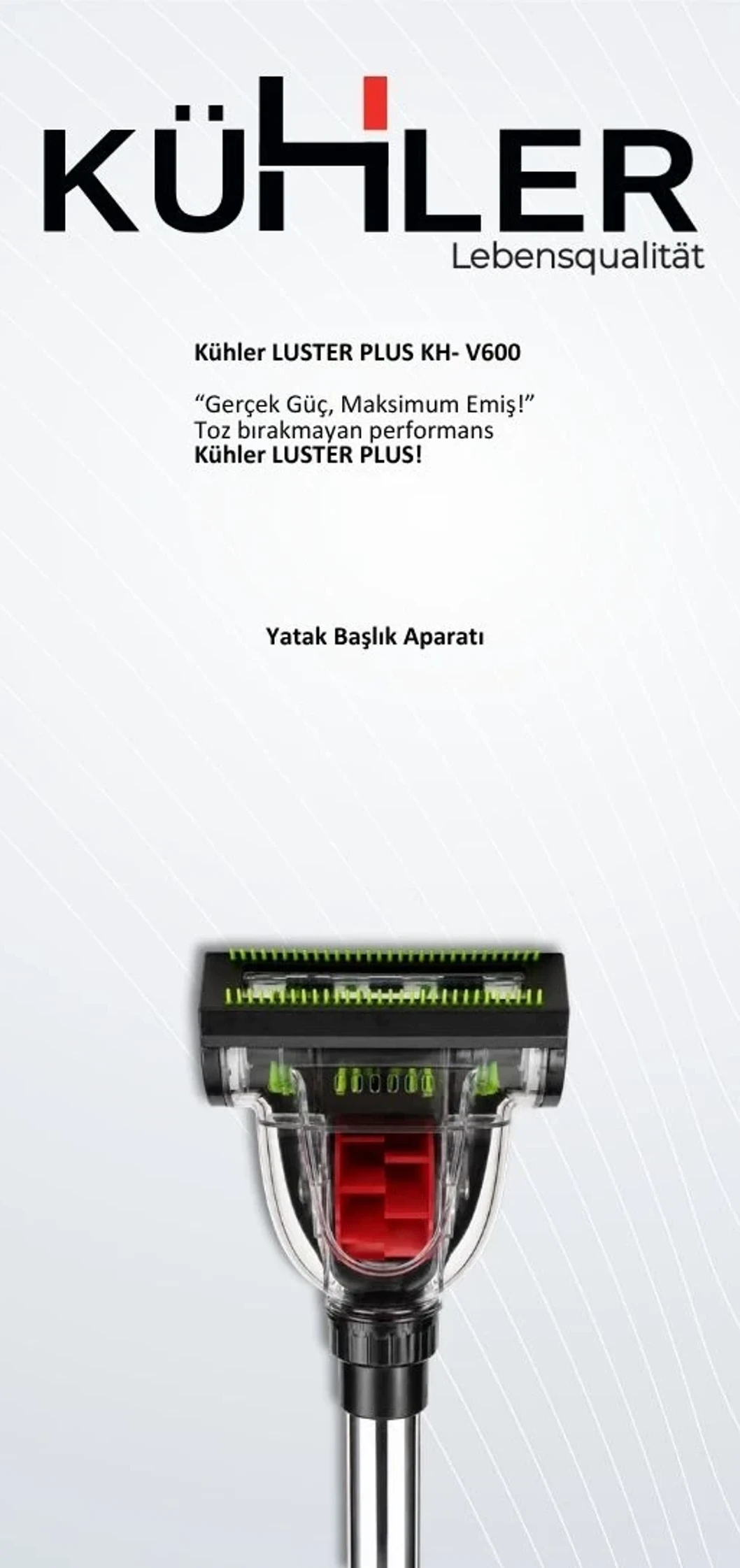 Kühler Luster Plus KH-V600 Kablolu Dikey Süpürge