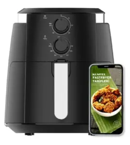 KUMTEL Fastfryer XL ( Yağsız Fritöz Airfryer ) HAF-01