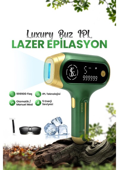 Kuvars Lamba Buz Ipl Lazer Epilasyon 999.999 Atım z Vücut Yüz Cihazı